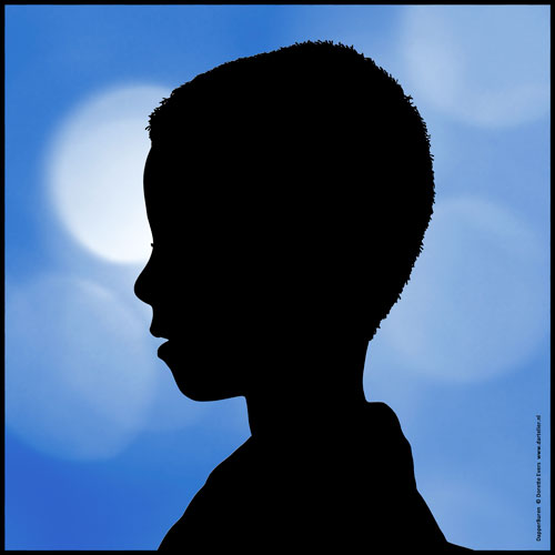 silhouet van Bilal