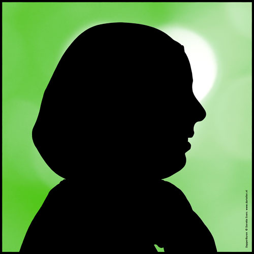 silhouet van Hanna