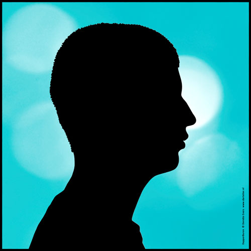 silhouet van Mohamed